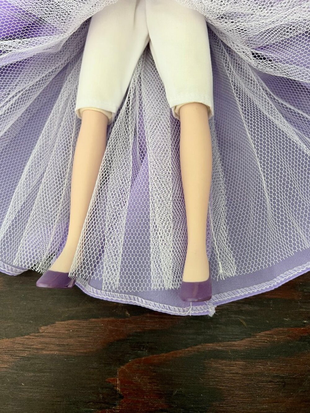 Franklin Heirloom Gemstone Girl – Amethyst 12” Porcelain Doll w/COA Vintage 1988 - Picture 4 of 6
